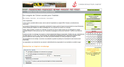 Desktop Screenshot of congres-ush.tribu-covoiturage.com